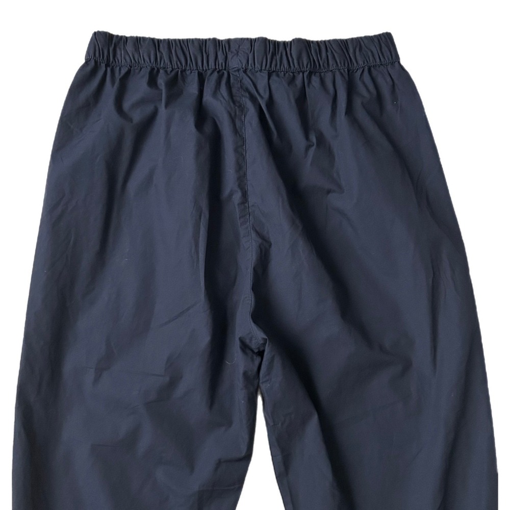 Quince Womens Navy Blue 100% Organic Cotton Poplin Pull On Pants Size Medium - Picture 4 of 7